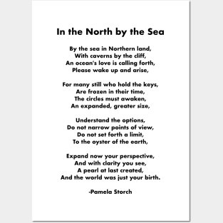 In the North by the Sea Poem Posters and Art